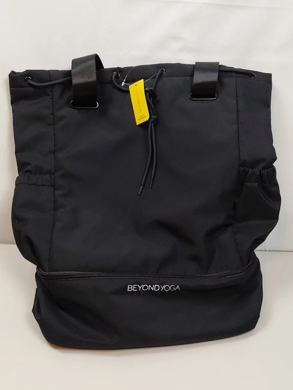 Beyond Yoga Convertible Backpack Shoulder Tote Bag Black New With Tags